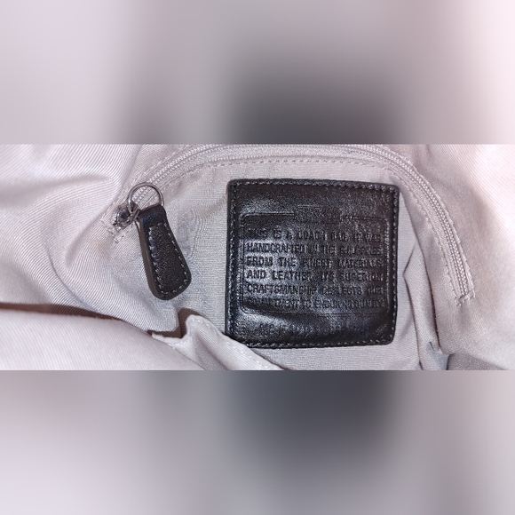 Coach Brass/Tan Crossbody Purse with Adjustable Strap - Picture 5 of 6